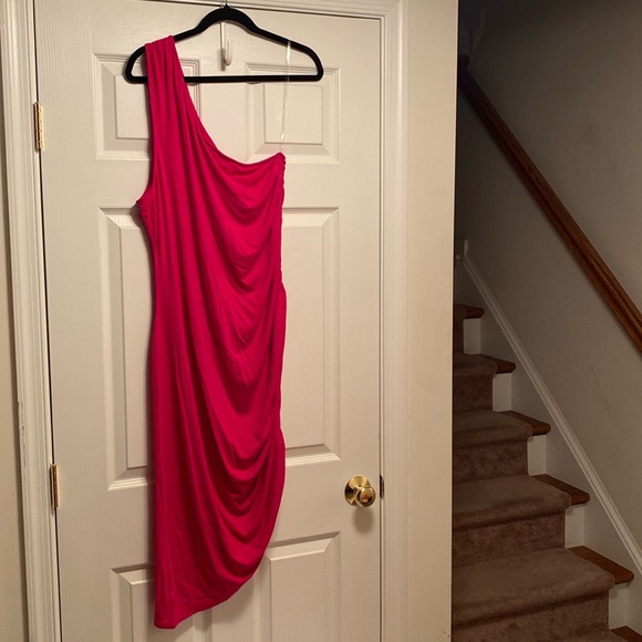 Brand New A New Day Pink One Shoulder Dress… - Picture 2 of 7